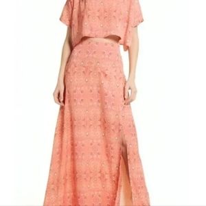 Free People Marion crop top and skirt set.  Sz. 4 BRAND NEW!